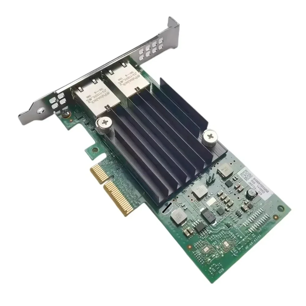 C=For Dell X550-T2 4V7G2 04V7G2 FKHKC HWWN0 10G RJ45 10-Gigabit Dual-port Electrical Network Adapter Card Fast Ship