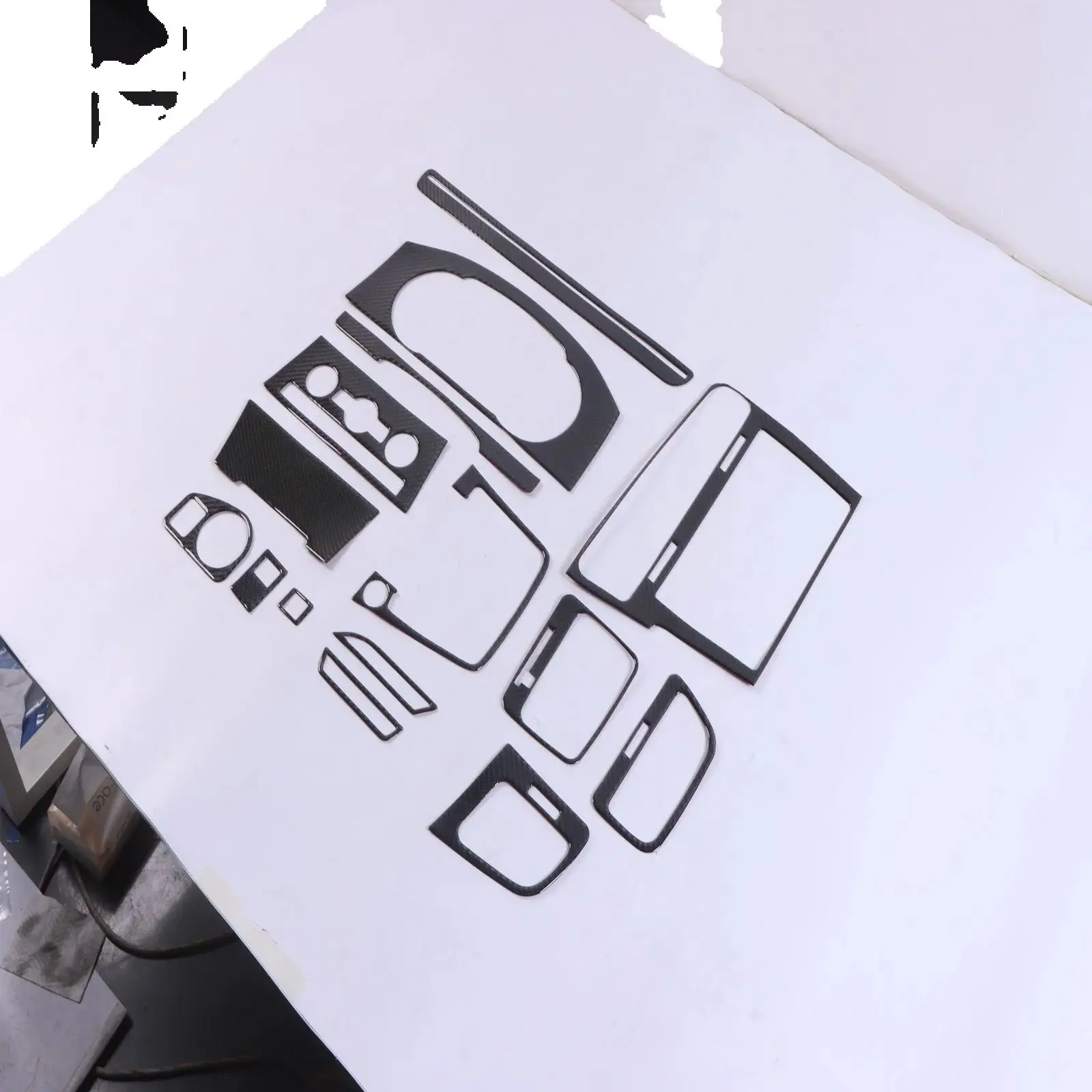 

15Pcs Interior Dashboard Trim FOR Volkswagen Golf 7 GTI MK7 2014-2019 Carbon Fiber