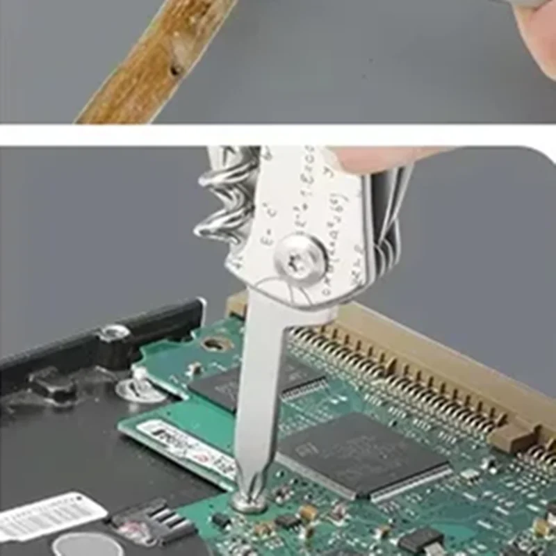 

SWISS TECH 9 In 1 Pocket Folding Knife Multifunctional Tool Portable EDC Hand Tools Wine Operner Outdoor Hiking Camping Supplies