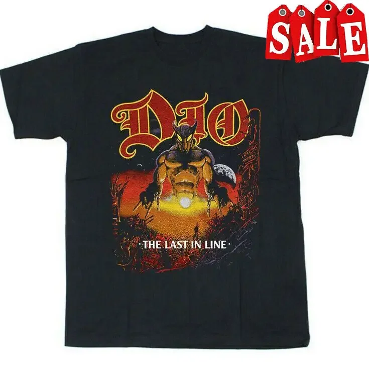 Dio Last In Line Tour Vintage 80s T Shirt Rock Band Concert Tee All Size Te8635