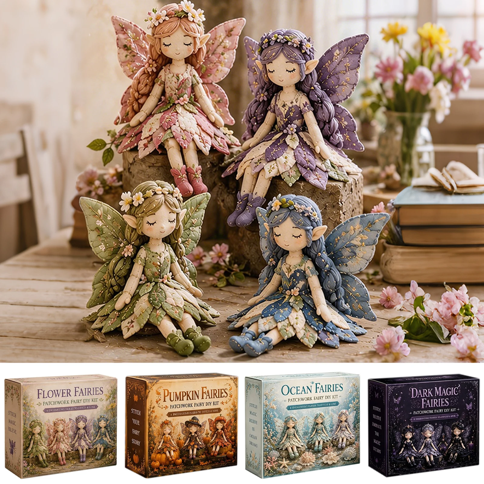 DIY Fairy Patchwork Sewing Kit 1