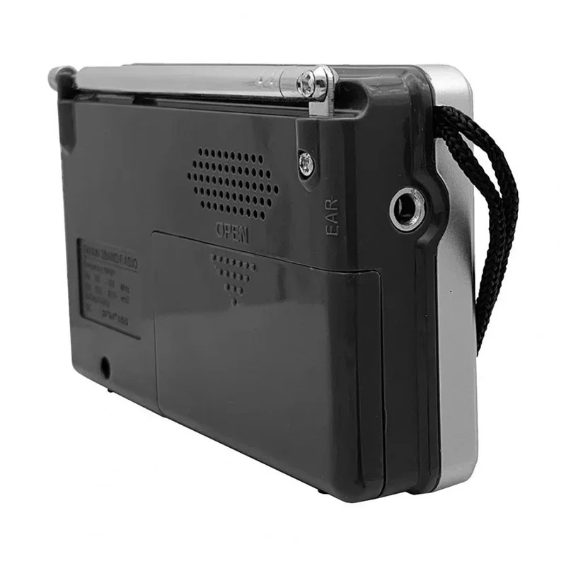 Radio portable R2048 avec antenne télescopique de poche, batterie 62 mini, AM, FM, multifonction, pour aîné