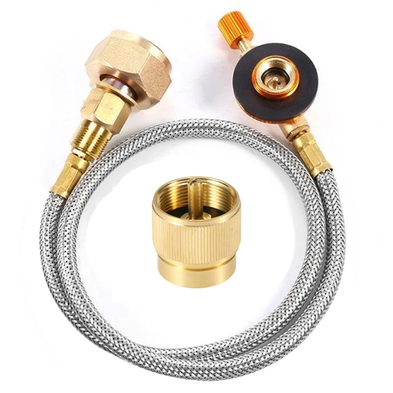 EU Outdoor Cylinder Filling Adapter Camping Gas Stove Gas Refill Adapter with support Gas Tank Furnace Connector Accessories