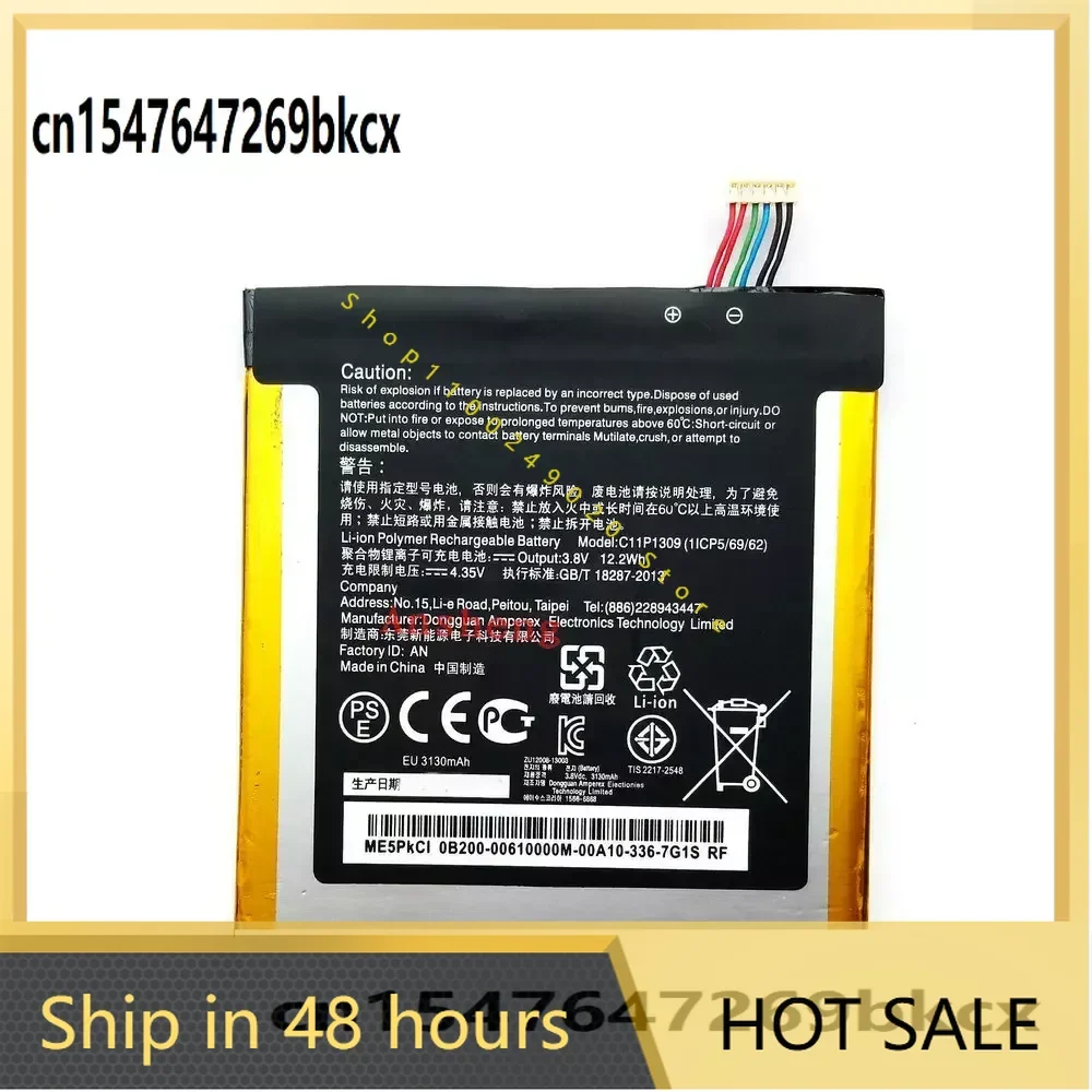 3.8V 3130mAh C11P1309 Battery For Asus Fonepad Note 6 Fonepad Note FHD6 K00G ME560CG Smartphone