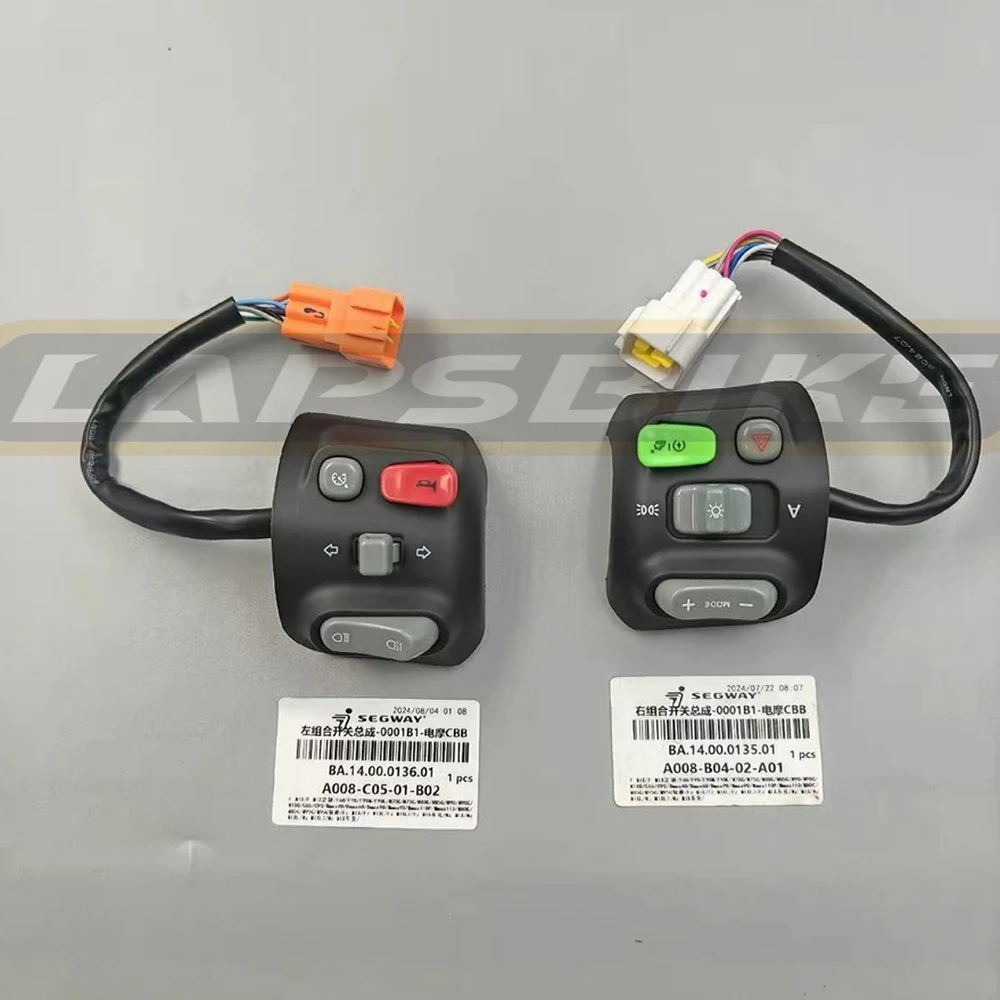 Ninebot Electric Scooter Original Switch Button Assembly Fit for N70 80C/M80 85C/F90/C90/Mmax/Bmax Handlebar Button Switch Parts