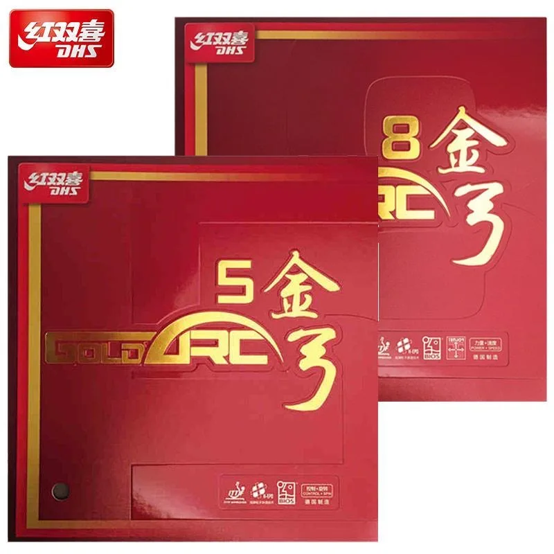 

Original DHS GoldArc 5 GA5 Made in Germany Gold Arc Table Tennis Rubber Cake Sponge Ping Pong Sponge GoldArc-5