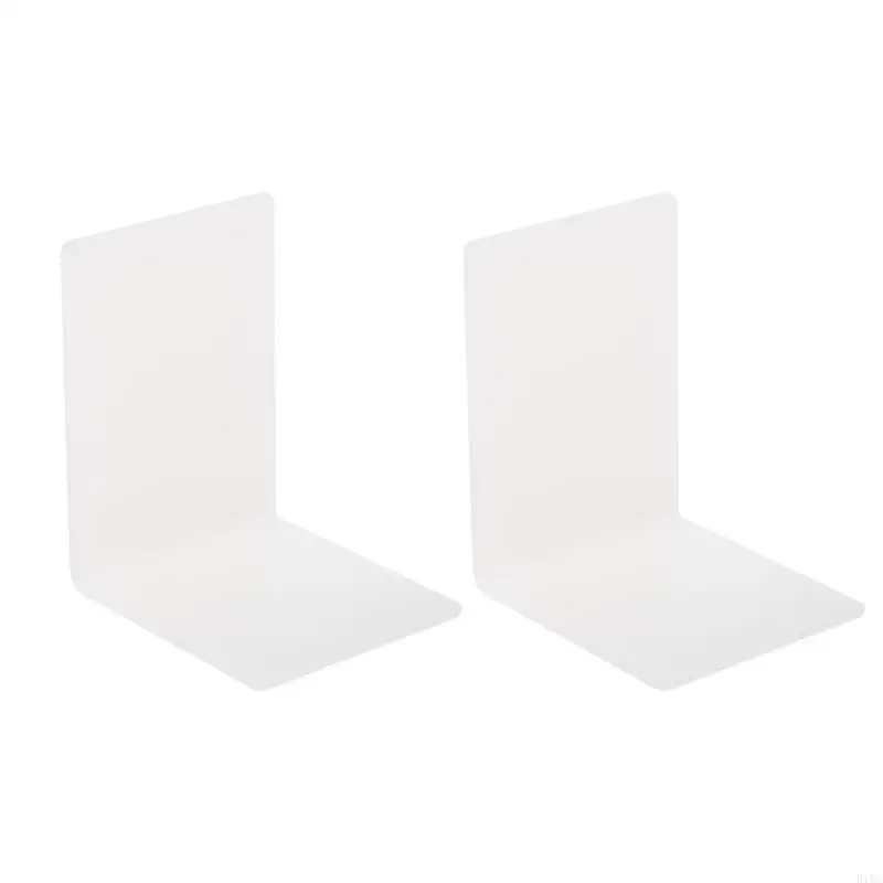 Clear Acrylic Books Stand Transparent Books Holders Display Stand for Displaying Pictures, Cookbooks, Notebooks Bookends 