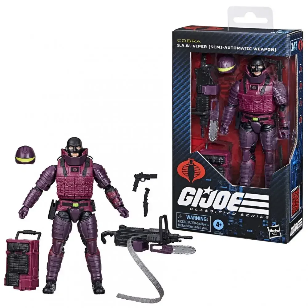 Hasbro GI. Joe geclassificeerde serie # 146-149 Cobra Zandar SAW Viper Semi Leatherneck Dial-Tone 6 Inch Action Figure Toy Gift