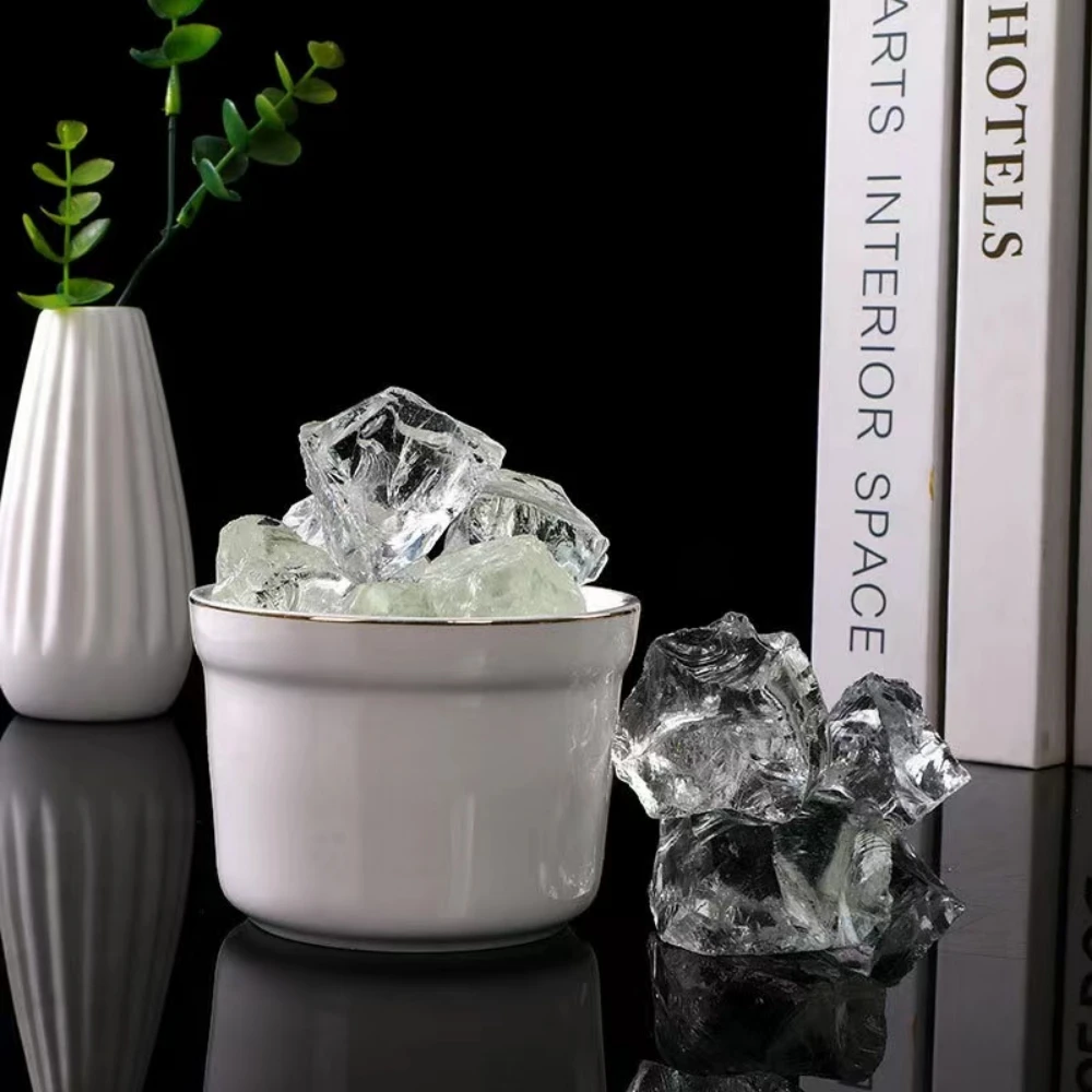 

Natural White Crystal Stones Clear Quartz Bulk Raw Rough Stones for Aquarium Decoration