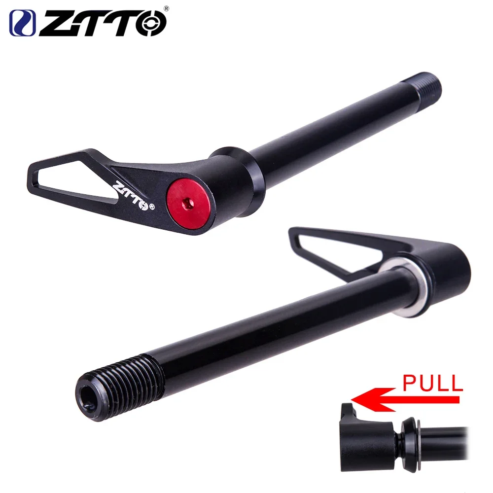 ZTTO MTB 쓰루 액슬 로드 바이크 샤프트 프론트 허브 리어 허브 스큐어 12mm 15mm 휠 액슬 허브 샤프트 12x142 12x148 프론트 12X140 포크