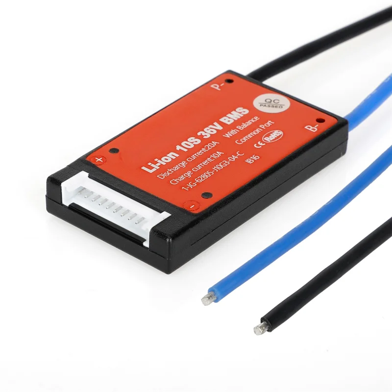 L52A-Li- Аккумуляторный блок 10S 36V 20A Плата защиты BMS с функцией баланса для непрерывного использования