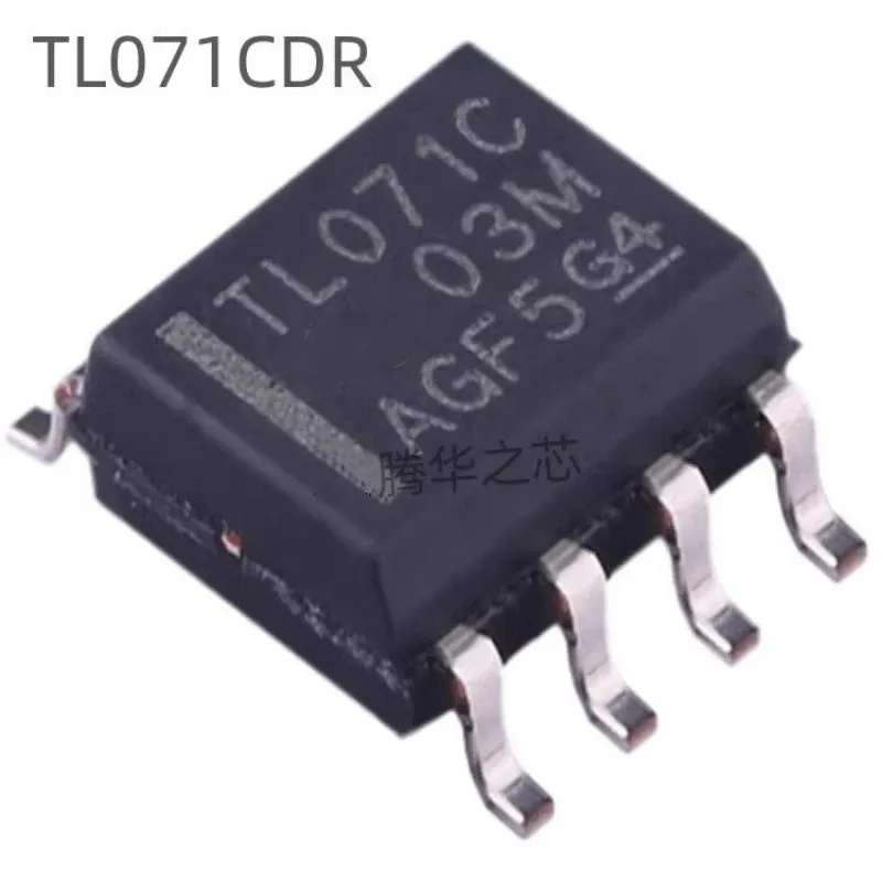10pcs New TL071CDR Original 3MHZ Low Noise Low Power JFET input operational amplifier