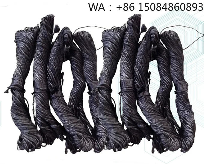 2-6mm carbon fiber woven rope, eco-friendly and high strength, for high temperature field binding and sewing