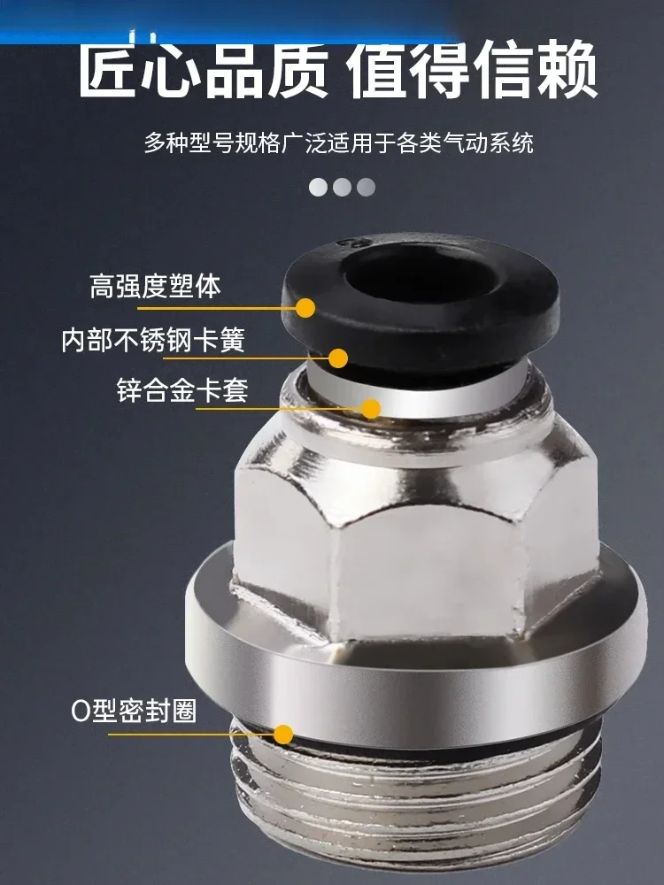 G draad PU gasleiding snelkoppeling snelkoppeling snelkoppeling PC6-G01 PC8-G02 PC10-G03