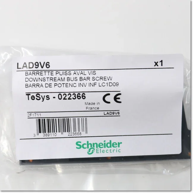 10 pcs LAD9V6 Set of power connections, inversing busbar,  LC1D09-D38 screw clamp terminals