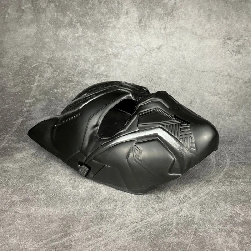Máscara de Pantera Negra de Marvel, máscara de Pantera de látex negro, disfraz de fiesta de Halloween para adultos, casco facial, disfraz de fiesta de dibujos animados