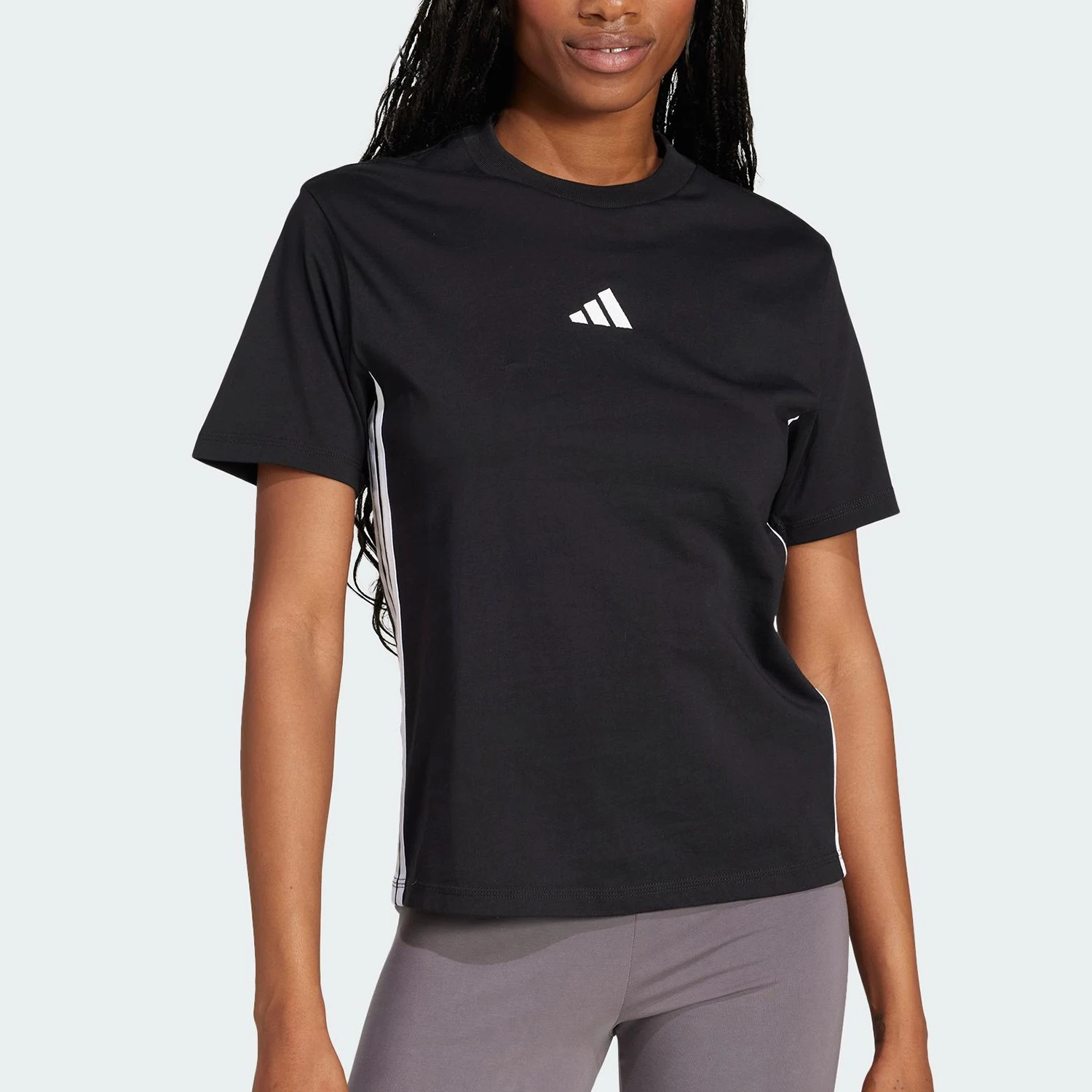 

Adidas Authentic Spring Women's Short Round Neck Loose Short Sleeve JD0846
