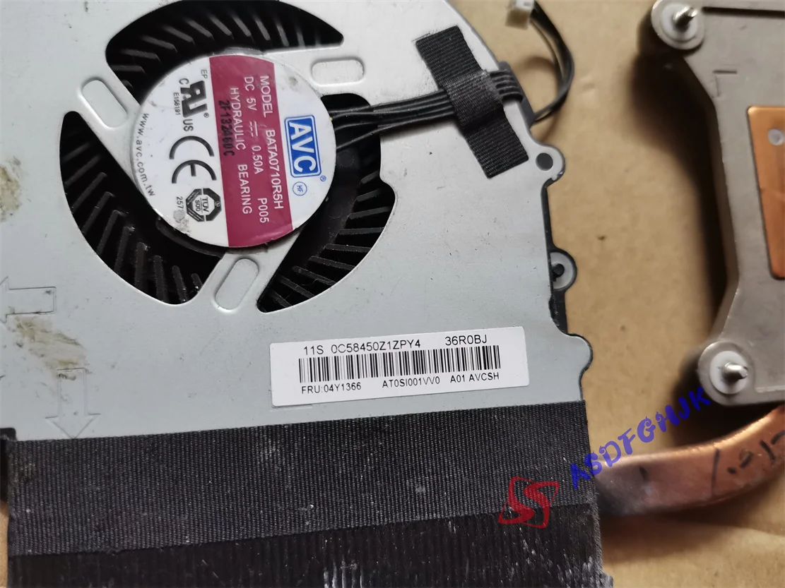 Genuine Fan for IBM ThinkPad Edge E431 E531 Fan and Heatsink 04Y1366 fully tested