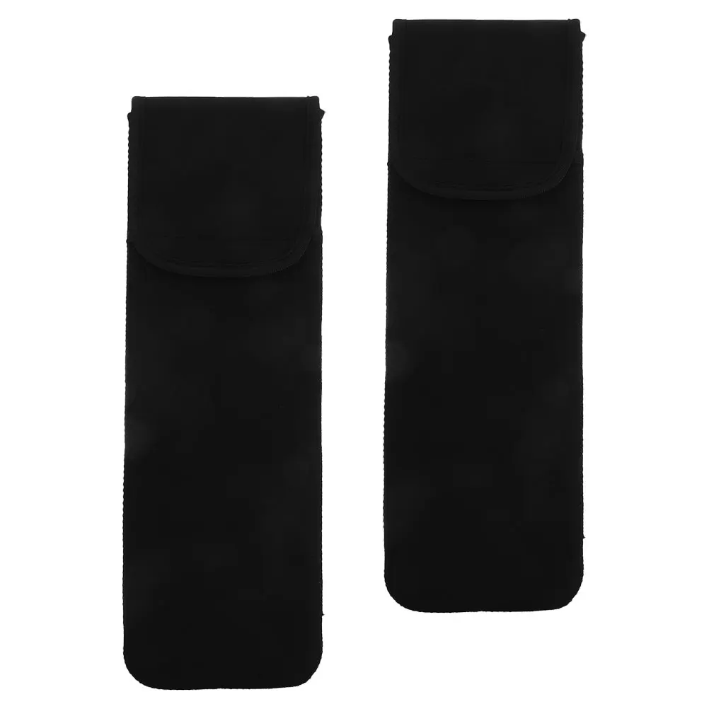 

2 шт., термостойкая щипцы для завивки, дорожный чехол, неопреновый органайзер для инструментов для волос, сумка для хранения, держатель для выпрямителя для домашнего салона