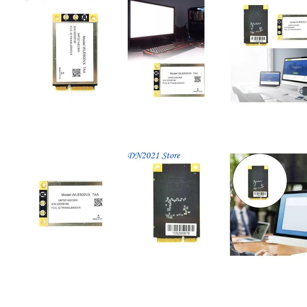 

F3KE WLE600VX Адаптер промышленного сети WiFi Card QCA9882 1200M 2,4 ГГц+5 ГГц
