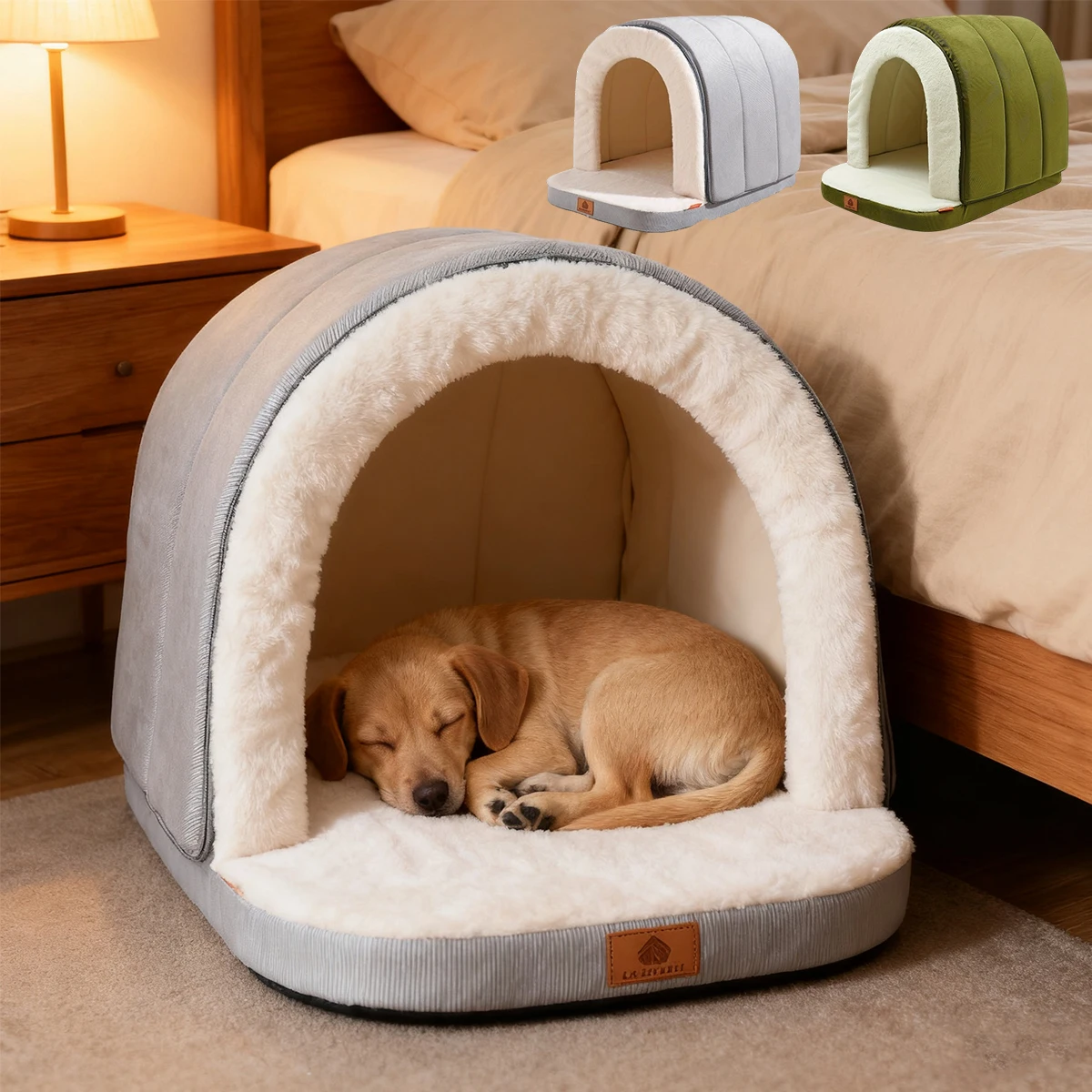 

New 2026 1pc All-Season Plush Pet House for Small Dogs & Cats,Detachable & Assemblable Design,Pet Sleeping House/Plush Pet Bed