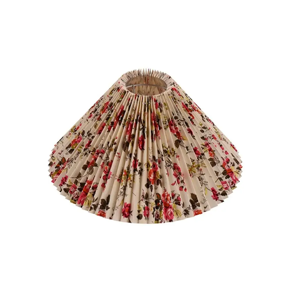 

DIY Nordic Fabric Table Lamp Lampshade Pleated Minimalist Wall Lamp Lampshade Modern Washable Floor Lamp Cover Bedroom Hotel