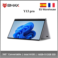 BMAX Y13PRO 360° Laptop 13.3 Inch Notebook Windows 11 16GB RAM LPDDR5 512GB SSD Intel N100 1920*1080 IPS Laptops Computer