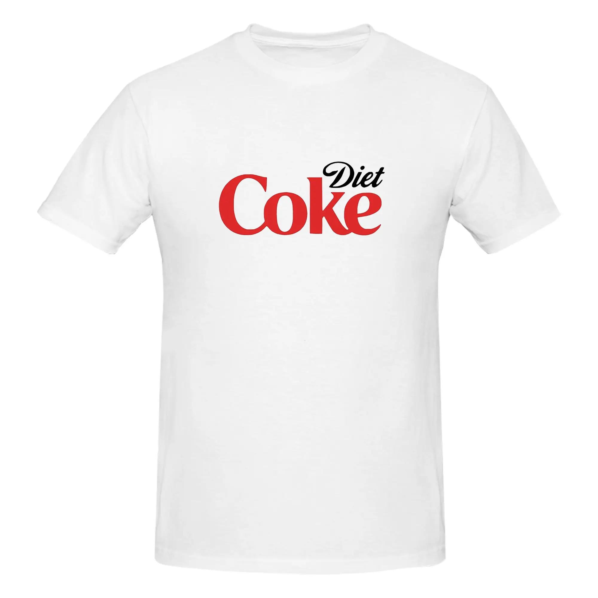 Coke Funny Lover Diet Men T-Shirt Double Sided Oversized T Shirts Men's O-Neck Cotton Tees Short Summer Male