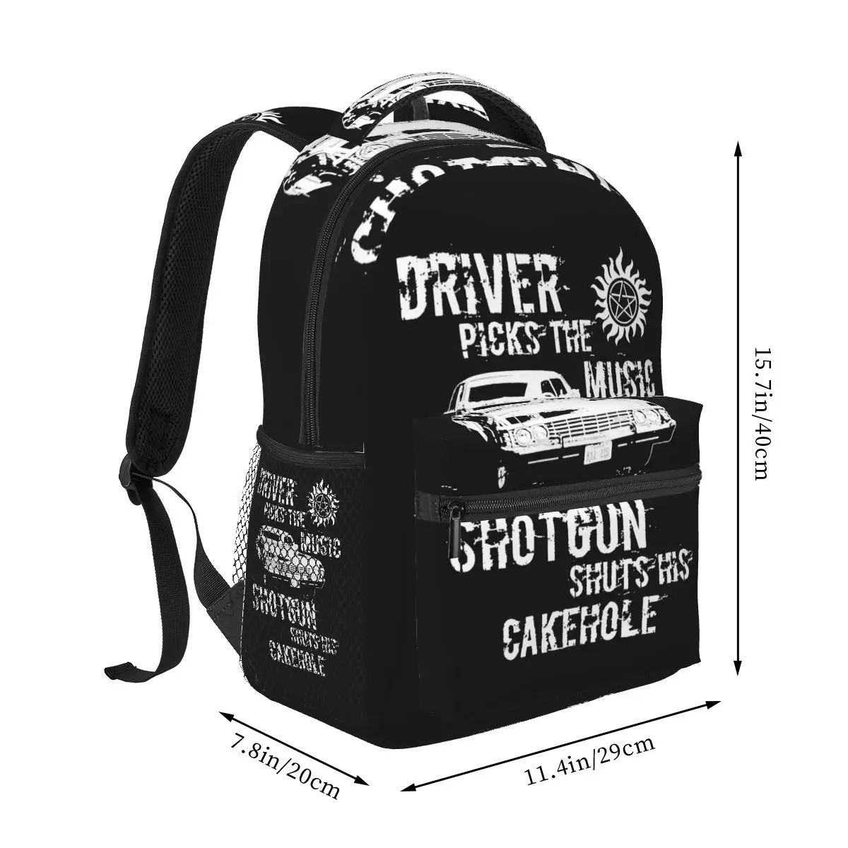 Driver Picks The Music Essential Backpack Hot Sale Daypack Large Capacity Children BookBag School Bag Shoulder Bags Men Women