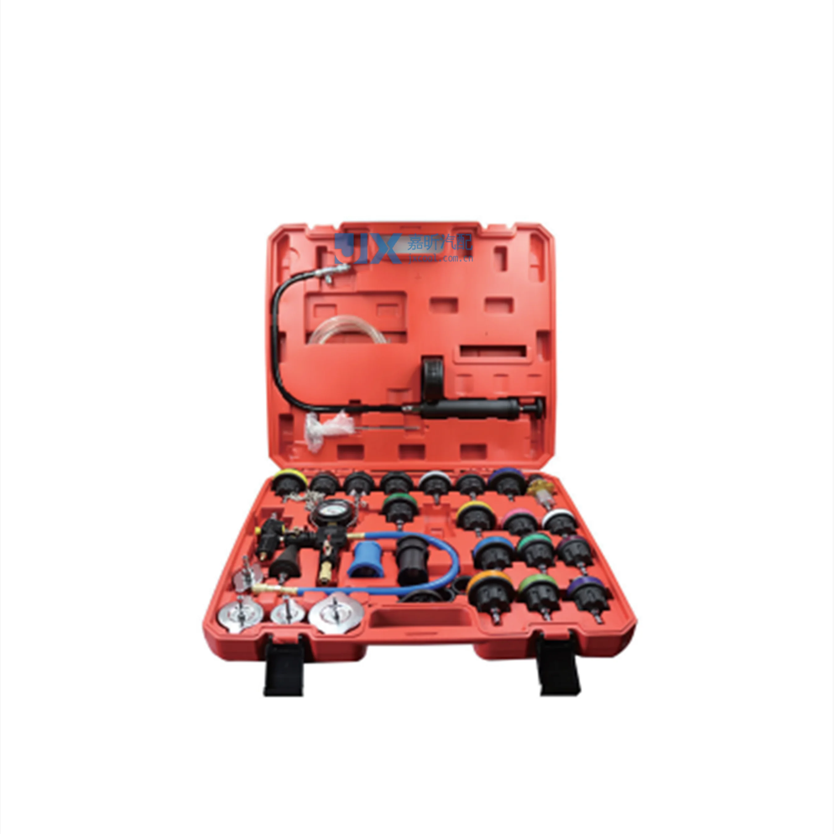 Dispositivo de prueba de fugas de herramientas A/C de aluminio para automóvil 103 juegos