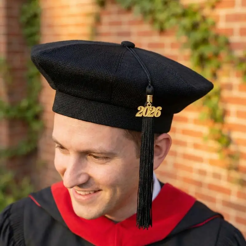 Neutral Graduation Dress Hat 2026 Graduation Hat Tassel Headwear High School and Bachelor's Degree Hat