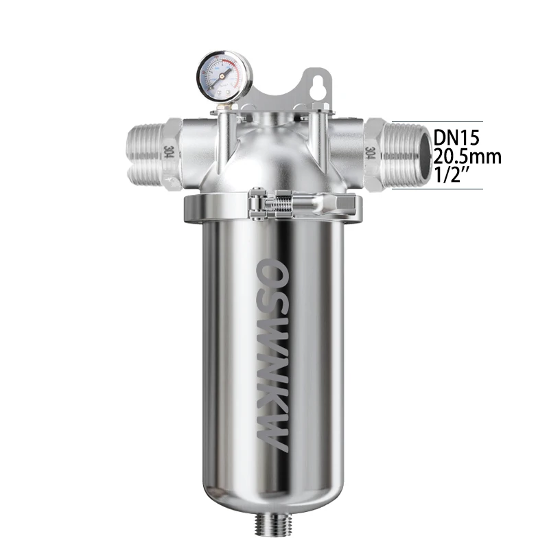 Sedimentfilter-Wasserfiltersystem für das ganze Haus, 40 μm, 316 Edelstahlgewebe