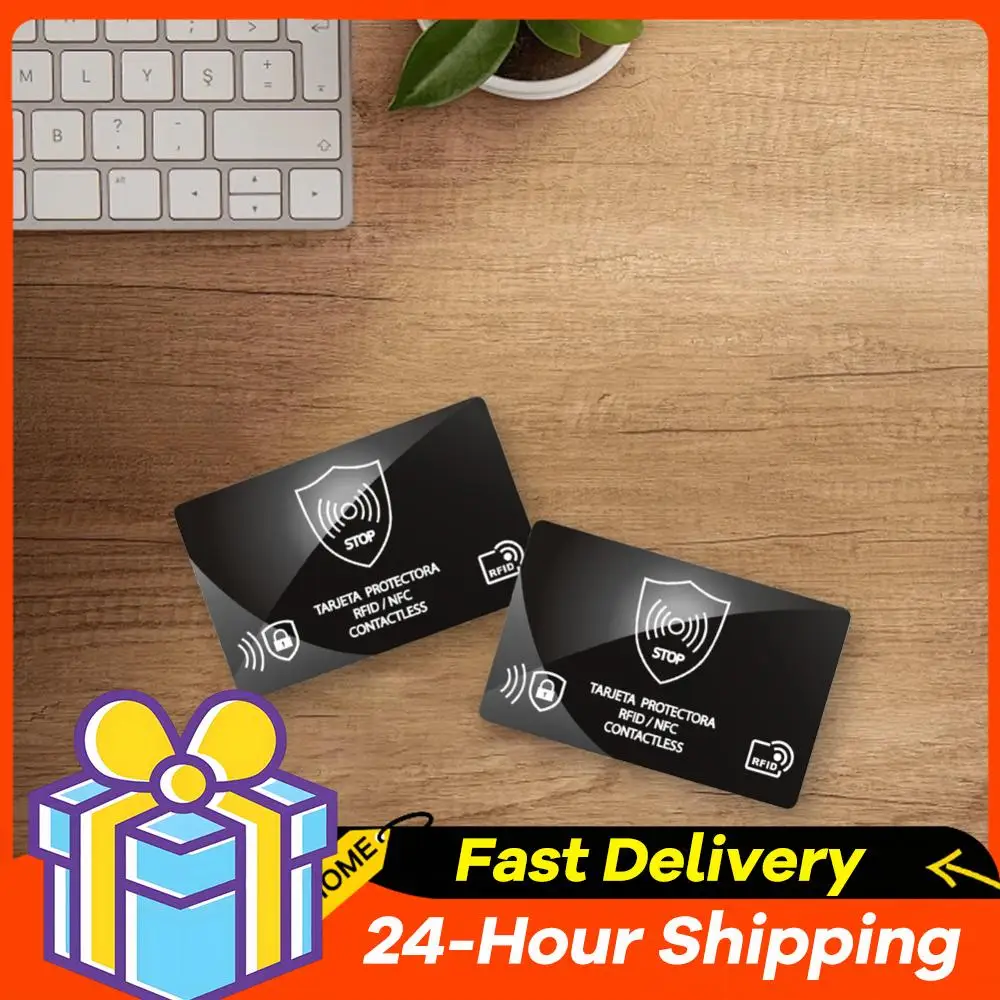 

Набор из 5 RFID-блокирующих карт: одна карта защищает весь кошелек, NFC-защита для дебетовых и кредитных карт, защита для паспорта в обложке для паспорта или кошельке