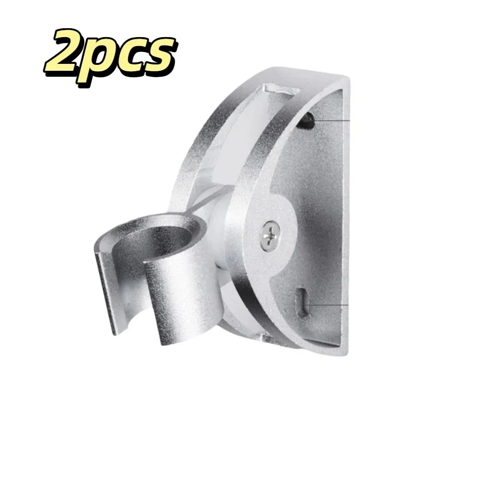 

Strong Adhesive Backing Punch-Free Shower Head Bracket Durable Waterproof Material Adjustable Wall Mounted Holder