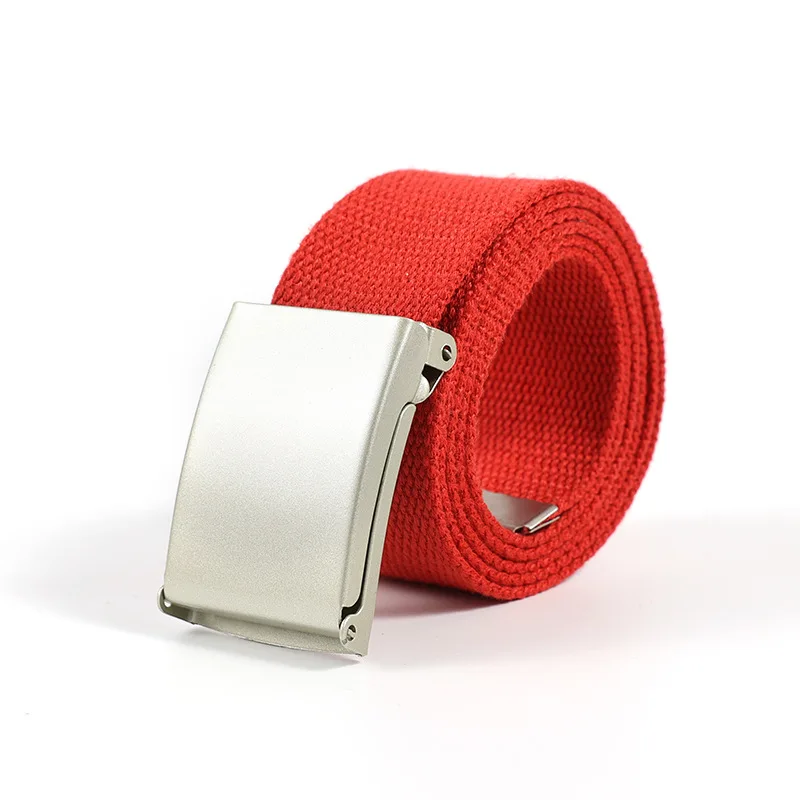 Alloy buckle belt simple and easy to match without opening candy waist decoration