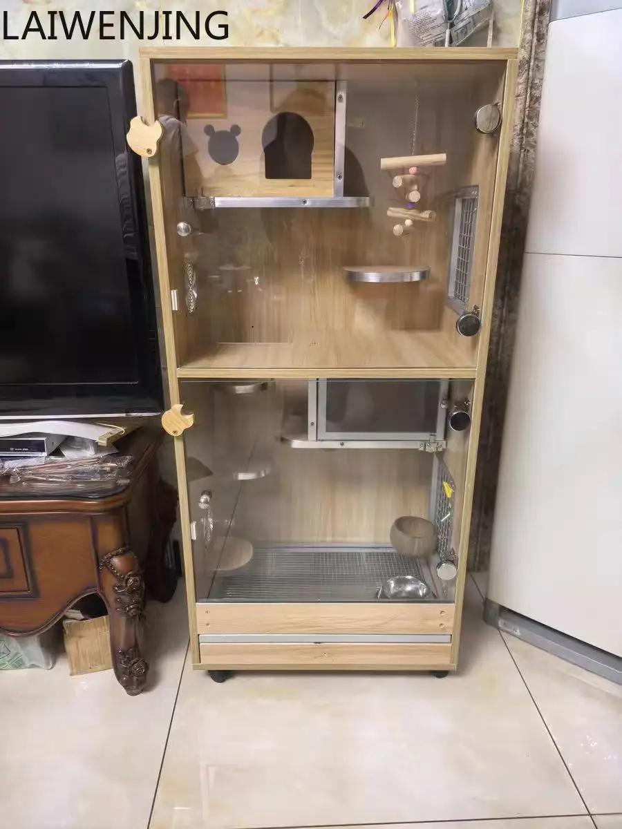 

SGF Totoro Villa Cabinet Cage Solid Wood Extra Large Luxury House