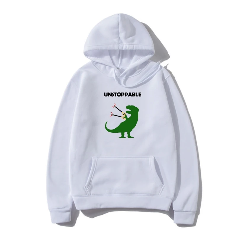 

UnsHoodyspable T-Rex Outerwear Funny Drawing Dinosaur Hoody Dino Nature Animal Hoodys long sleeve Outerwear men Hoody