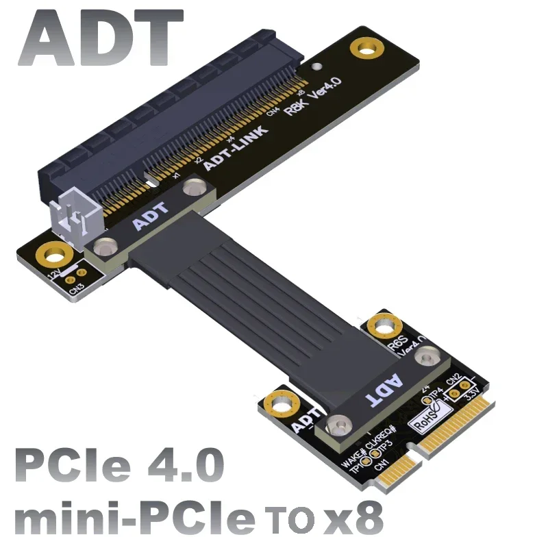 Mini Pcie To PCIE X8 Wireless Network Card Adapter Extension Cable MPCIE MINIPCIE Support PCIE4.0 8X mPCIe WAN WiFi