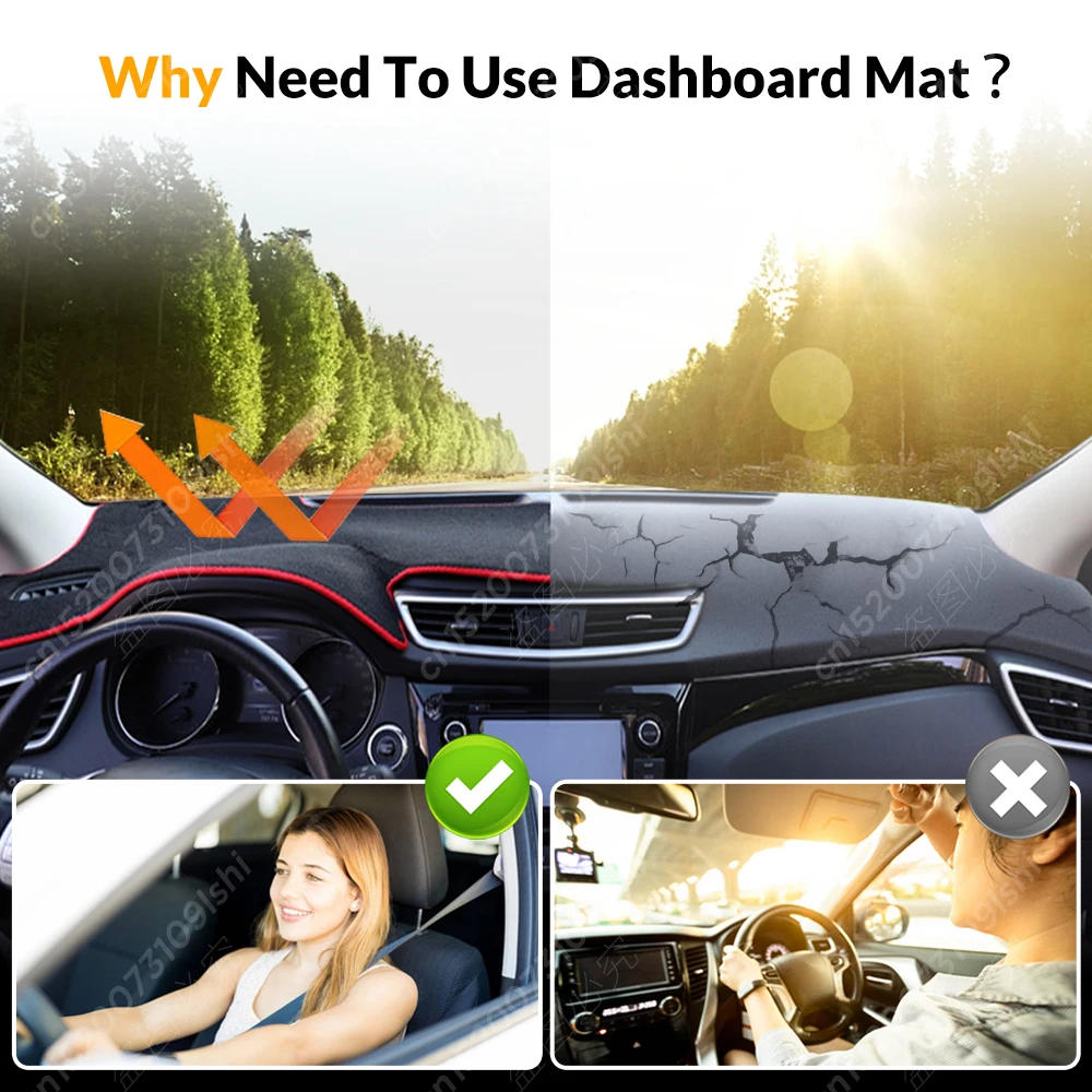 Car Dashboard Cover For Chevrolet Spark 2013 2014 2015 Dash Mat Sun Shade Anti-UV Carpets Car Accessories