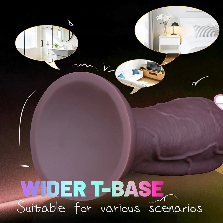 Realistic Huge Thick Dildo Big Dick Soft Silicone Anal Big Penis Masturbation Cock Big Dick Adult Sex Toys For Woman Products18+ view 5
