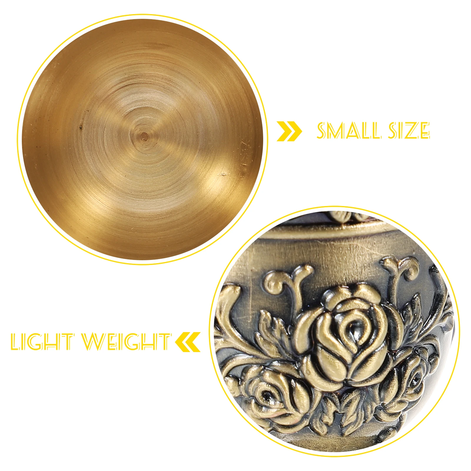 

Bronze Tea Vintage Teaware Metal Mug Wide Metal Juice Cup Mouth Drinking Cup Beverage Container Water Glass Beer Mug