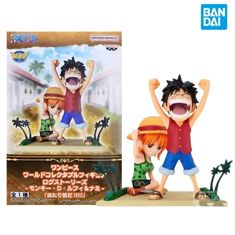 

Фонарь Banpresto Wcf, Luffy Nami Atarimaeda! Сборная фигурка из м/ф «бревна Stories World», оригинальная аниме игрушка, 7 см кукла