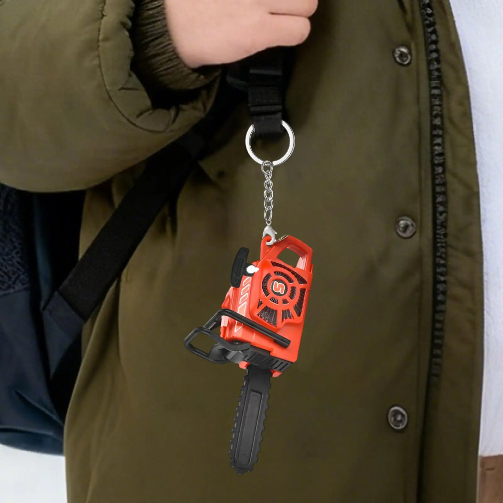 Fake Chainsaw With Pull Cord Small Prank Stuff Pretend Play Toy Construction Tools For Men Boyfriend Boys Birthday Party Daily