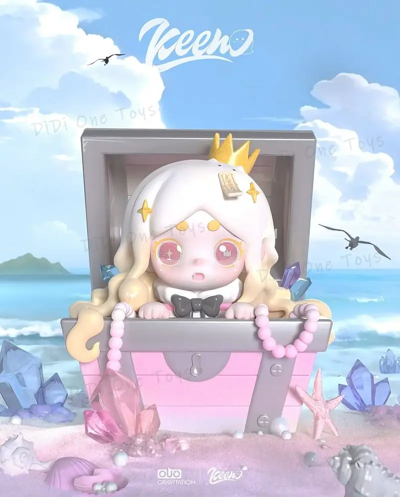 

New Genuine Keeno V3 Wish On The Sea Breeze Series Blind Box Trendy Collection Desktop Ornaments Cute Doll Gifts For Girls