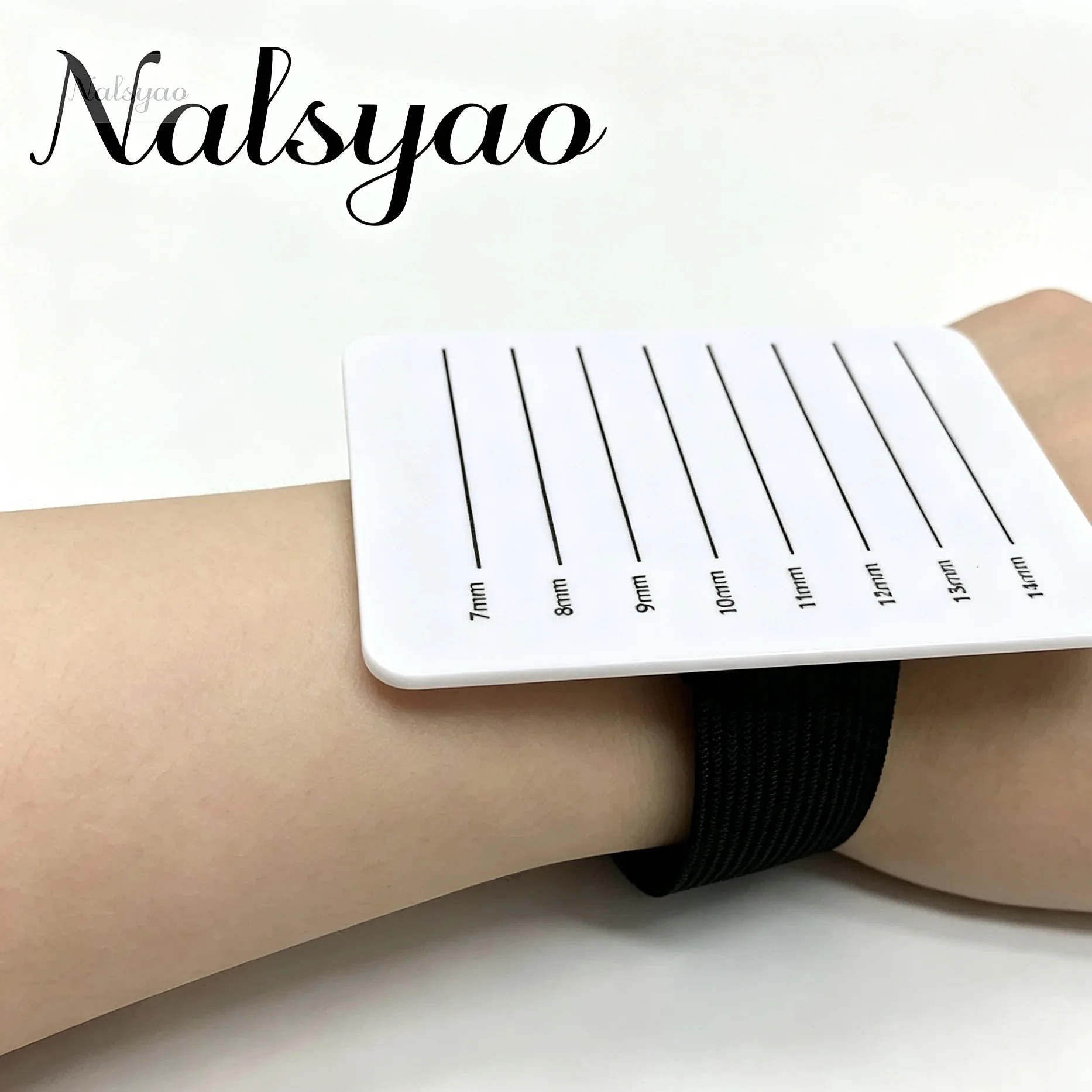 Hand Plate Lash Holder Grafted Eyelash Show Board Extension Pallet with Adjustable Wrist Strap