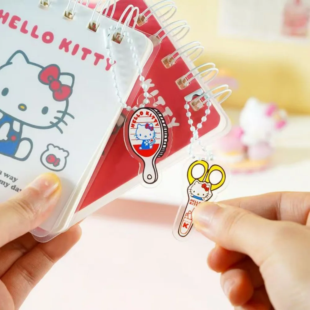 สมุดโน้ตแบบพลิกเปิดลายการ์ตูนแท้จากซานริโอ้ เฮลโล คิตตี้ น่ารัก พกพาสะดวก เหมาะสำหรับนักเรียน วางแผนงาน ใช้ในโรงเรียน ของรางวัล ของขวัญสำหรับเด็กผู้หญิง