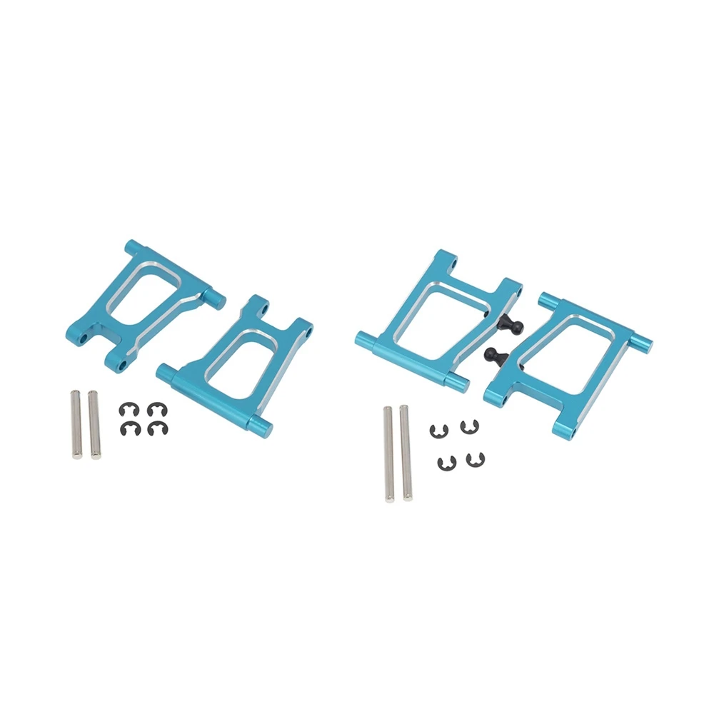 8Pcs Metal Front & Rear Suspension Arms Swing Arm Set for Tamiya TT-01 TT01 TT-01E TT01E 1/10 RC Car Upgrade Parts