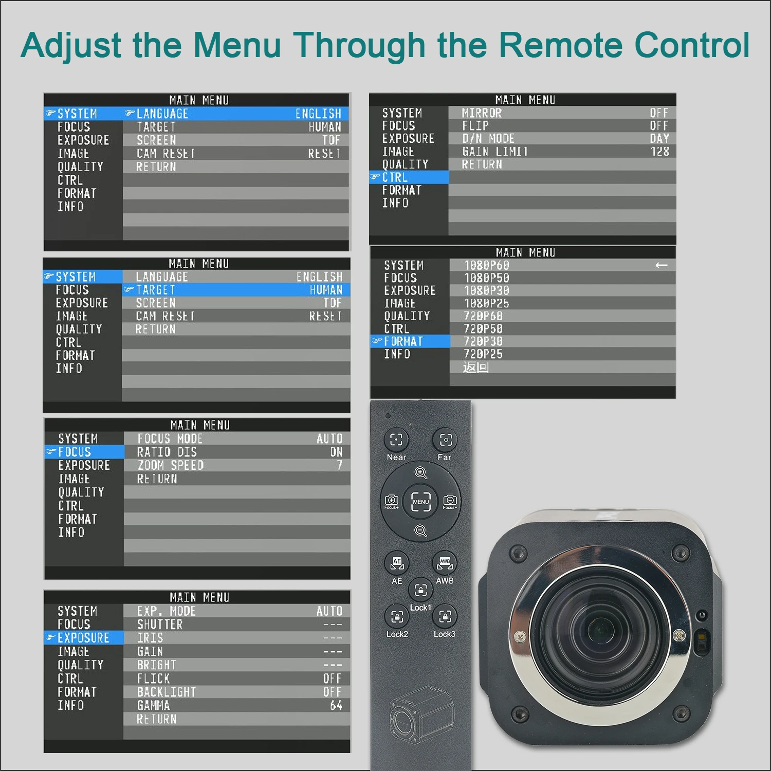 Cámara de transmisión en vivo con enfoque automático KOPPACE HD con salida síncrona HDMI/USB de 2 millones de píxeles amplificación Digital 10X