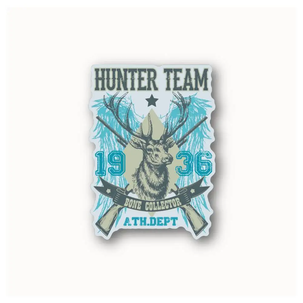 Hunting Team Waterproof Stickers For Decorating Car Windows Motorcycles And Computers.