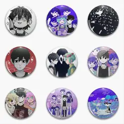 Omori Brooch Alloy Pin Cartoon Badges Funny Pins Fashion Jewelry Accessories Childrens Gift for Backpacks Clothes Brooches